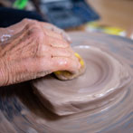 Clay Loft 2019, demonstration by Ruthanne Tudball